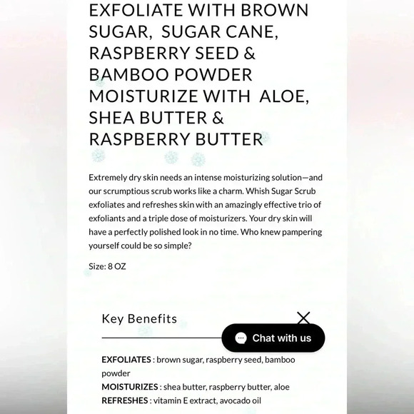 NIB Bundle of Whish Peppermint Bark Sugar Scrub & Body Butter - Picture 10 of 16